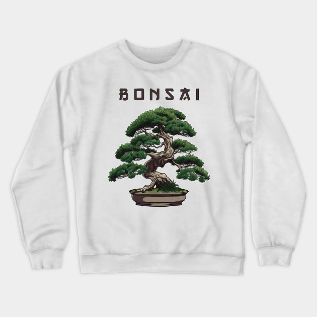 Bonsai Tree Crewneck Sweatshirt by Underground Cargo